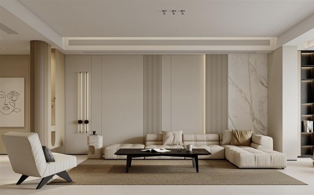 trần thạch cao phẳng